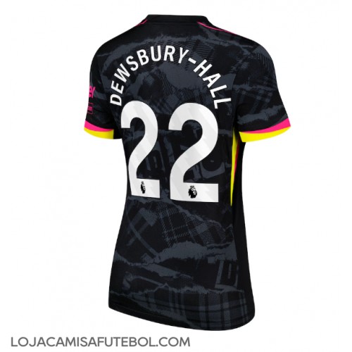 Camisa de Futebol Chelsea Kiernan Dewsbury-Hall #22 Equipamento Alternativo Mulheres 2024-25 Manga Curta